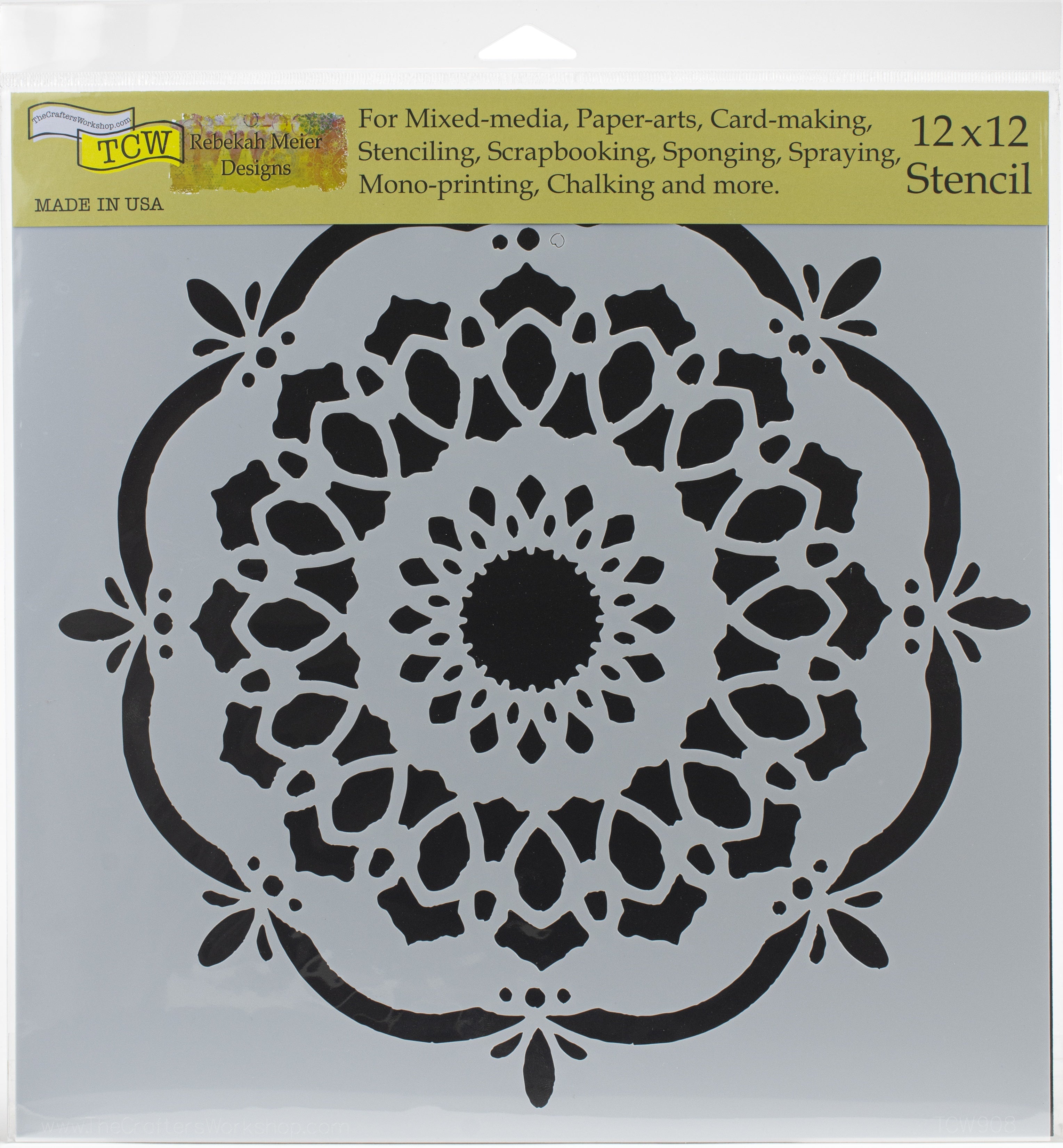 The Crafter's Workshop Crafter's Workshop Template 12"X12" - Handcut Blossom