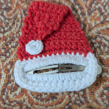 Santa Hat Christmas Hair Clip 1 English-US