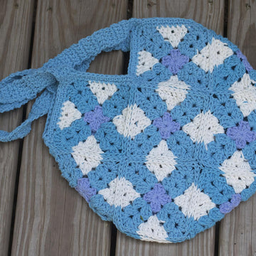 Modern Granny Square Tote