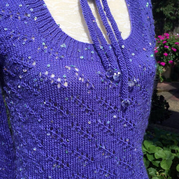 Party Glamour Lacy, Sparkly Sweater