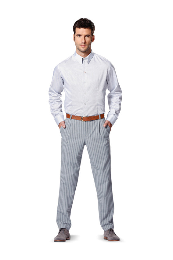 Burda Style Shirt Sewing Pattern B7045 - Paper Pattern, Size 8-24