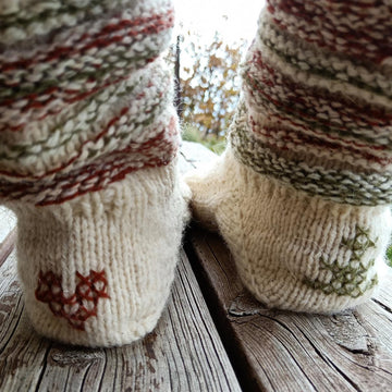 Deer and Their Friends | Christmas socks
