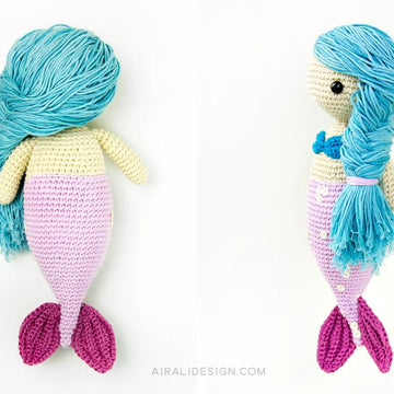 Sandra the amigurumi mermaid