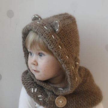 Tom teddy bear hood