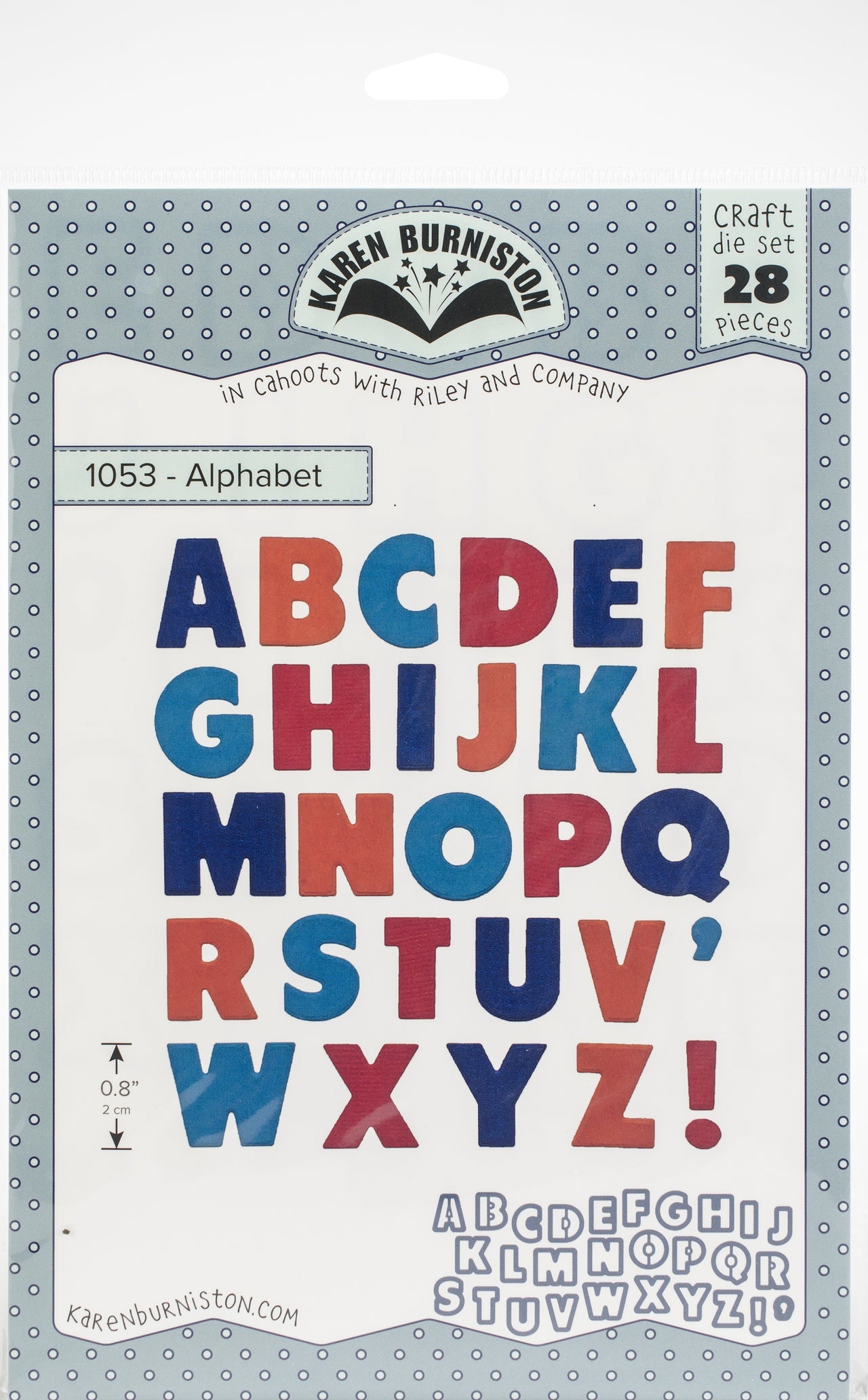 KB Riley Karen Burniston Dies - Alphabet .8"