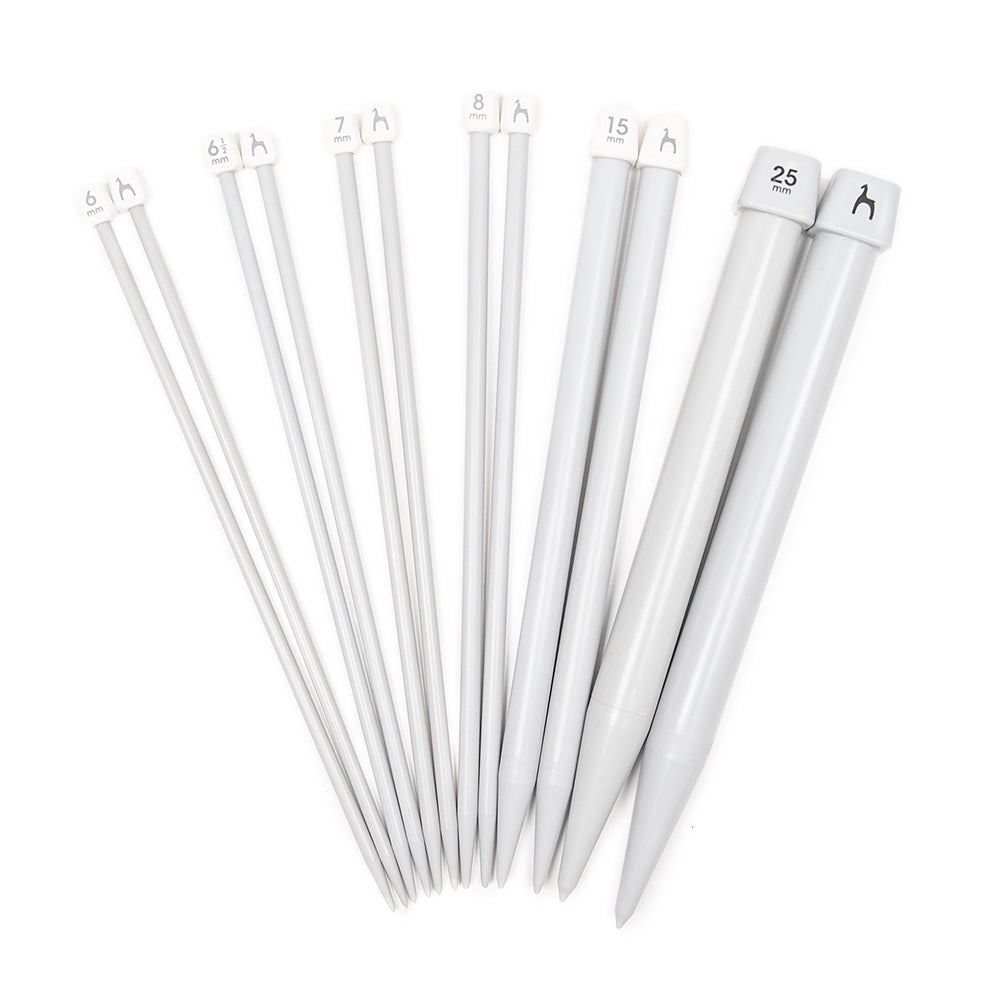 Pony Plastic Single Point Needles 30cm