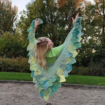 Fall Leaves Shawl