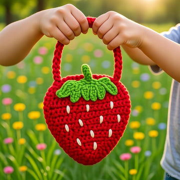 Strawberry Bag Pdf Pattern + Video Tutorial