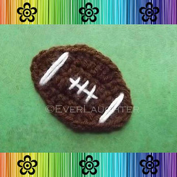 Football and Helmet Applique