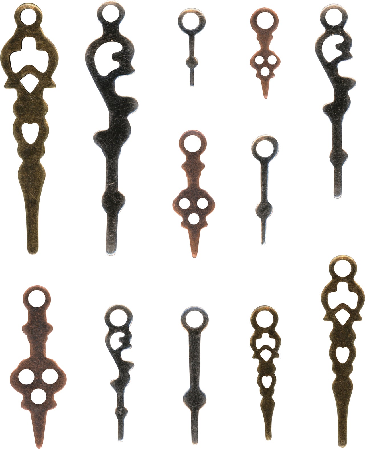 Advantus Idea-Ology Metal Clock Hands 12/Pkg - Assorted Sizes