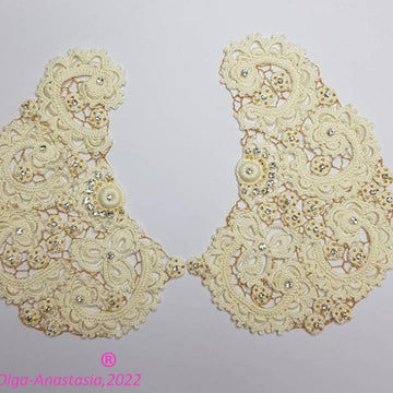 Detachable lace collar "Olga"