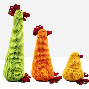 Chickens Trio - Amigurumi
