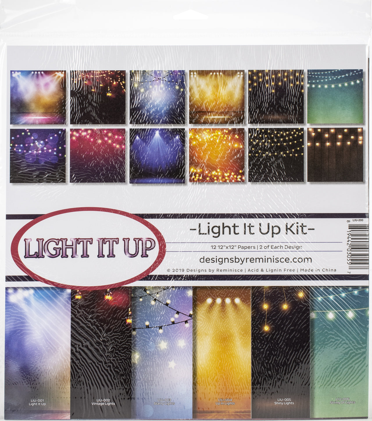 Reminisce Collection Kit 12"X12" - Light It Up