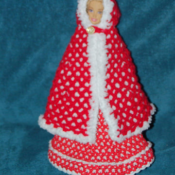 Reversible ball gown and cape