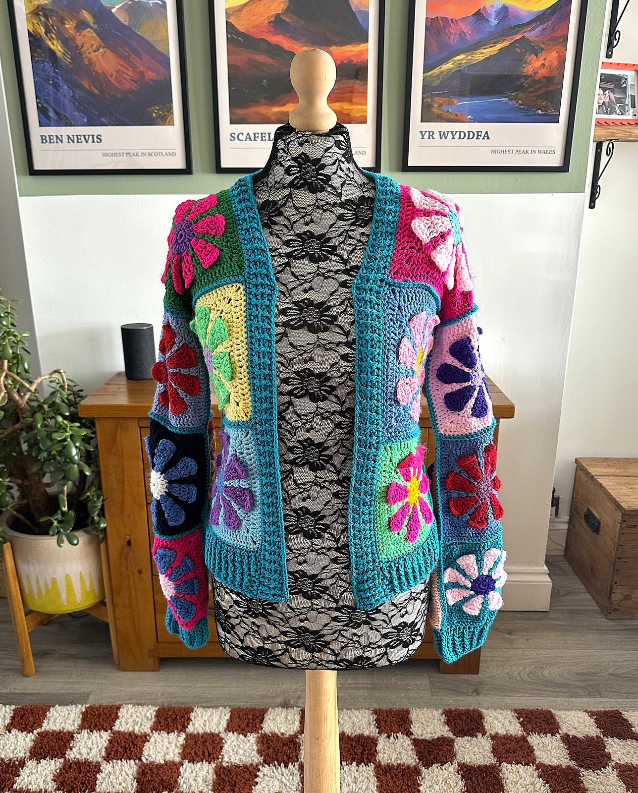 Daisy Cardigan Crochet Pattern