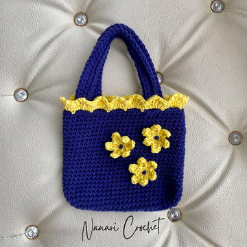Flower tote bag