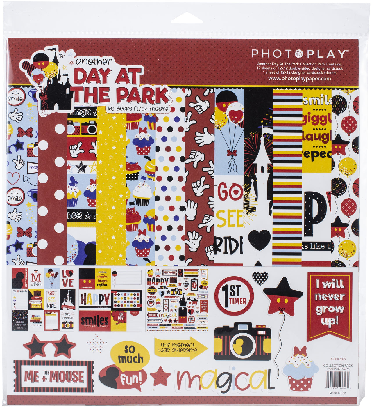 Photoplay Paper PhotoPlay Collection Pack 12"X12" - Another Day At The Park