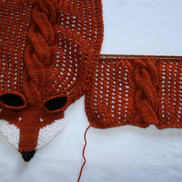 Fox in Love Scarf Cowl