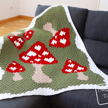 Mushroom Love Blanket