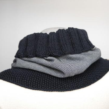 Strickanleitung - Loop mit Lederschließe – No.161