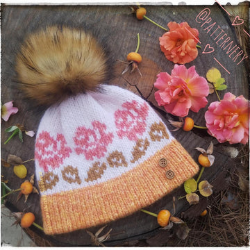 Autumn Rose beanie