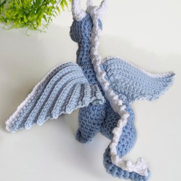 Vergil the Dragon crochet pattern, amigurumi dragon pattern