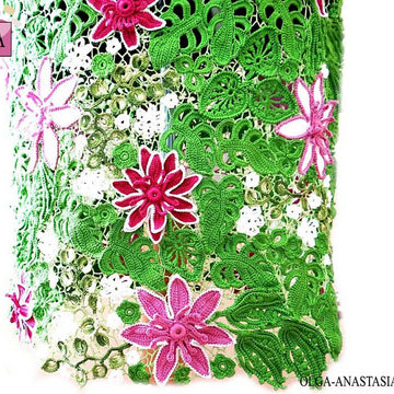 Dress with lotuses