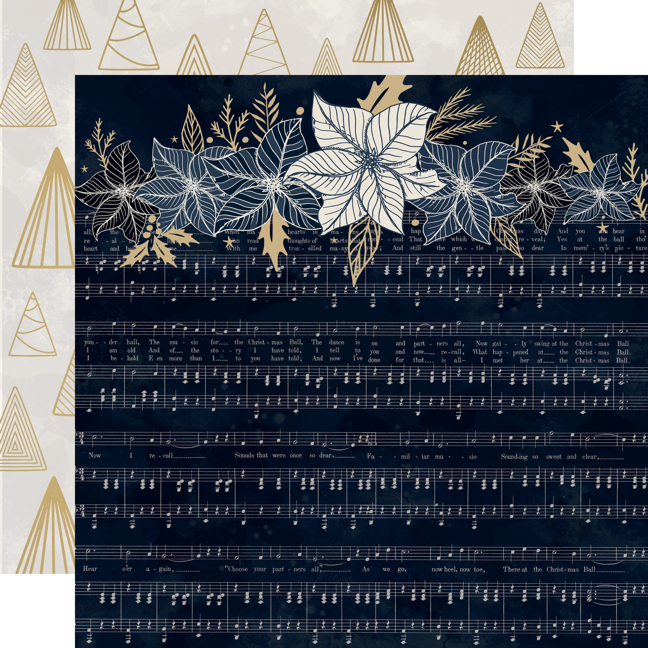 Kaisercraft Starry Night Double-Sided Cardstock 12"X12" 10/Pkg - Glowing