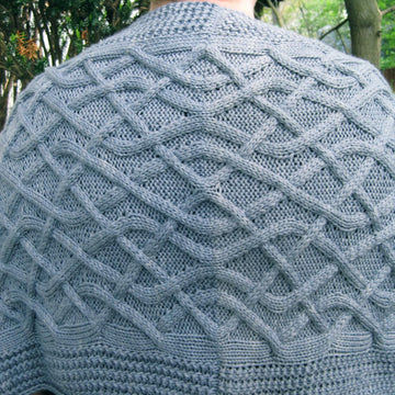 Warm Leitrim Pocket Shawl