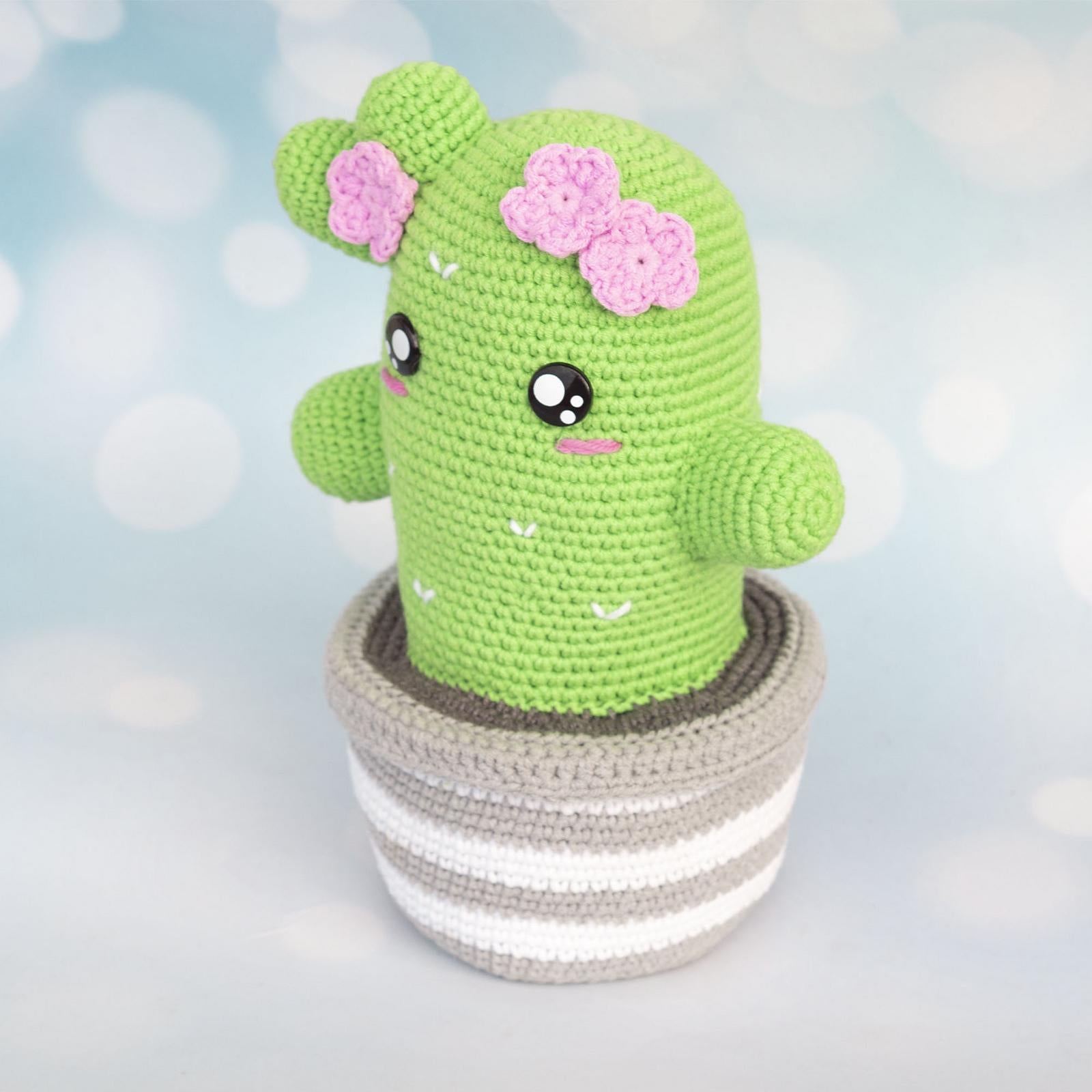 Cactus kawaii style
