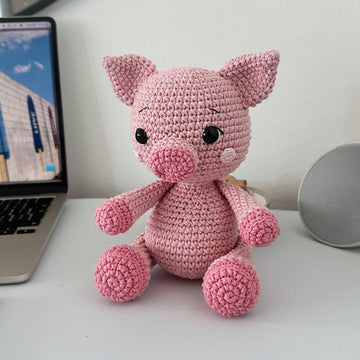 Pig Amigurumi Crochet Pattern PDF – Pig Soft Toy, Stuffed Animal Tutorial
