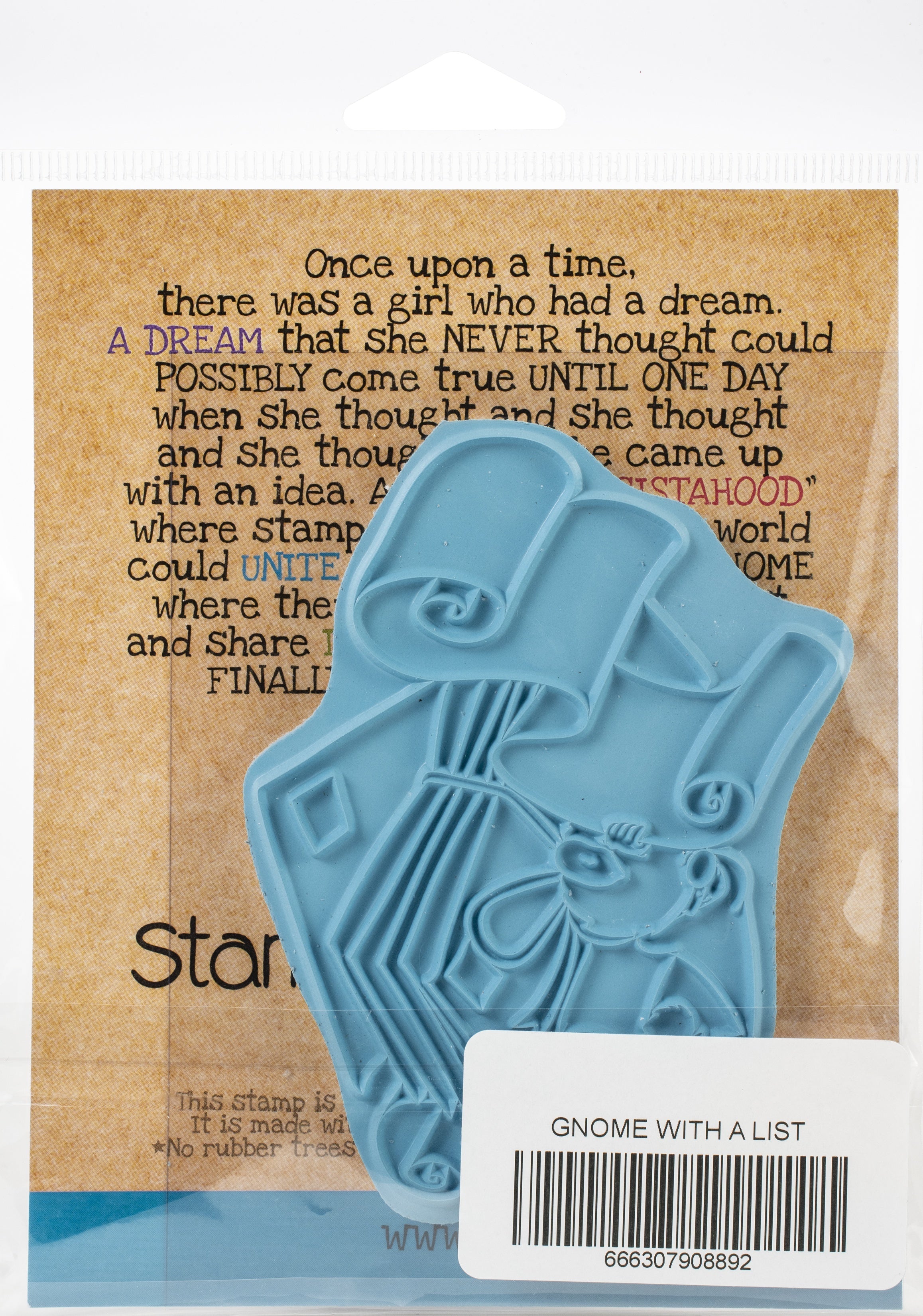 Stamping Bella Cling Stamps - Gnome W/A List