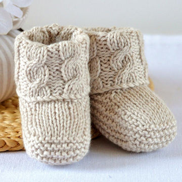 Cable Cuff Booties