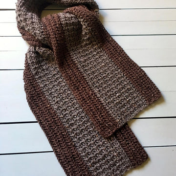 Mans Crochet Scarf Pattern: Your Man Tweeds a Crocheted Scarf!