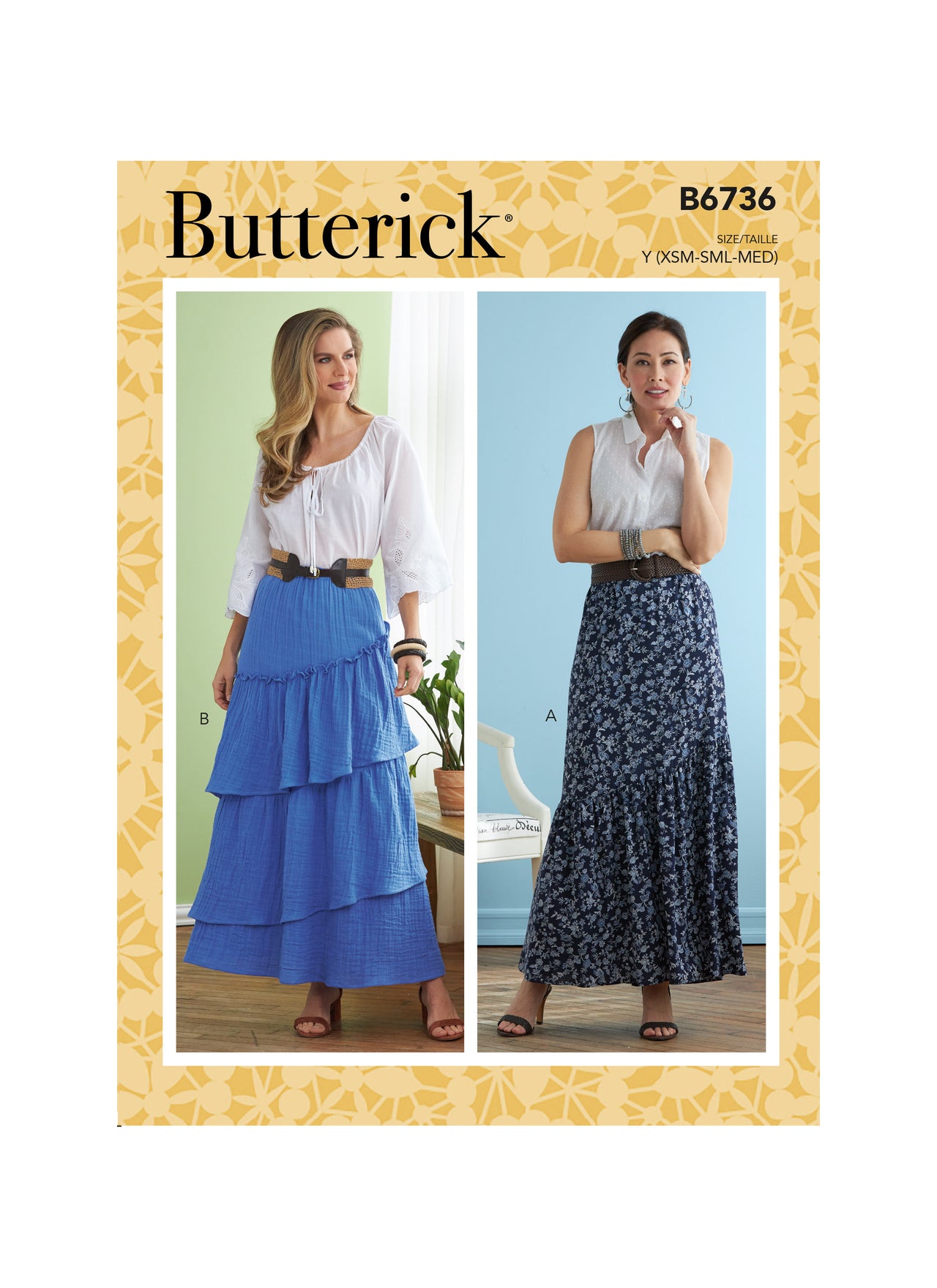 Butterick Misses' Skirts B6736 - Sewing Pattern