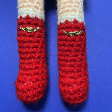 Japanese Warrior amigurumi doll