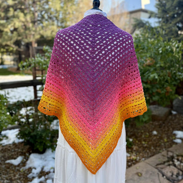 Crochet Pattern: Fry and Leela Shawl