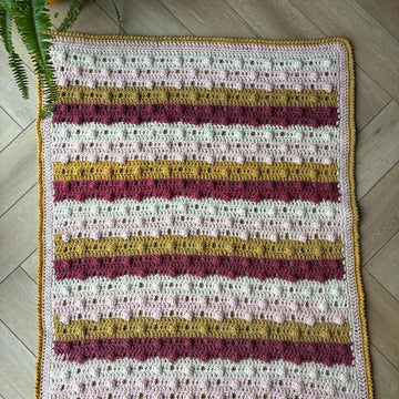 Dotty about Bobbles! Aran Blanket