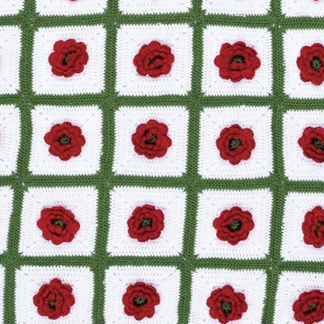 Poppy Square Blanket
