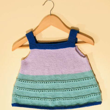 "Tropical Swing Tank" - Top Knitting Pattern in Paintbox Yarns Simply DK - DK-Baby-002