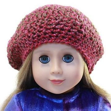 Cozy Winter Beanie for 18 inch Dolls