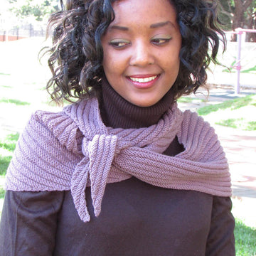 Simple Ridges Shawl