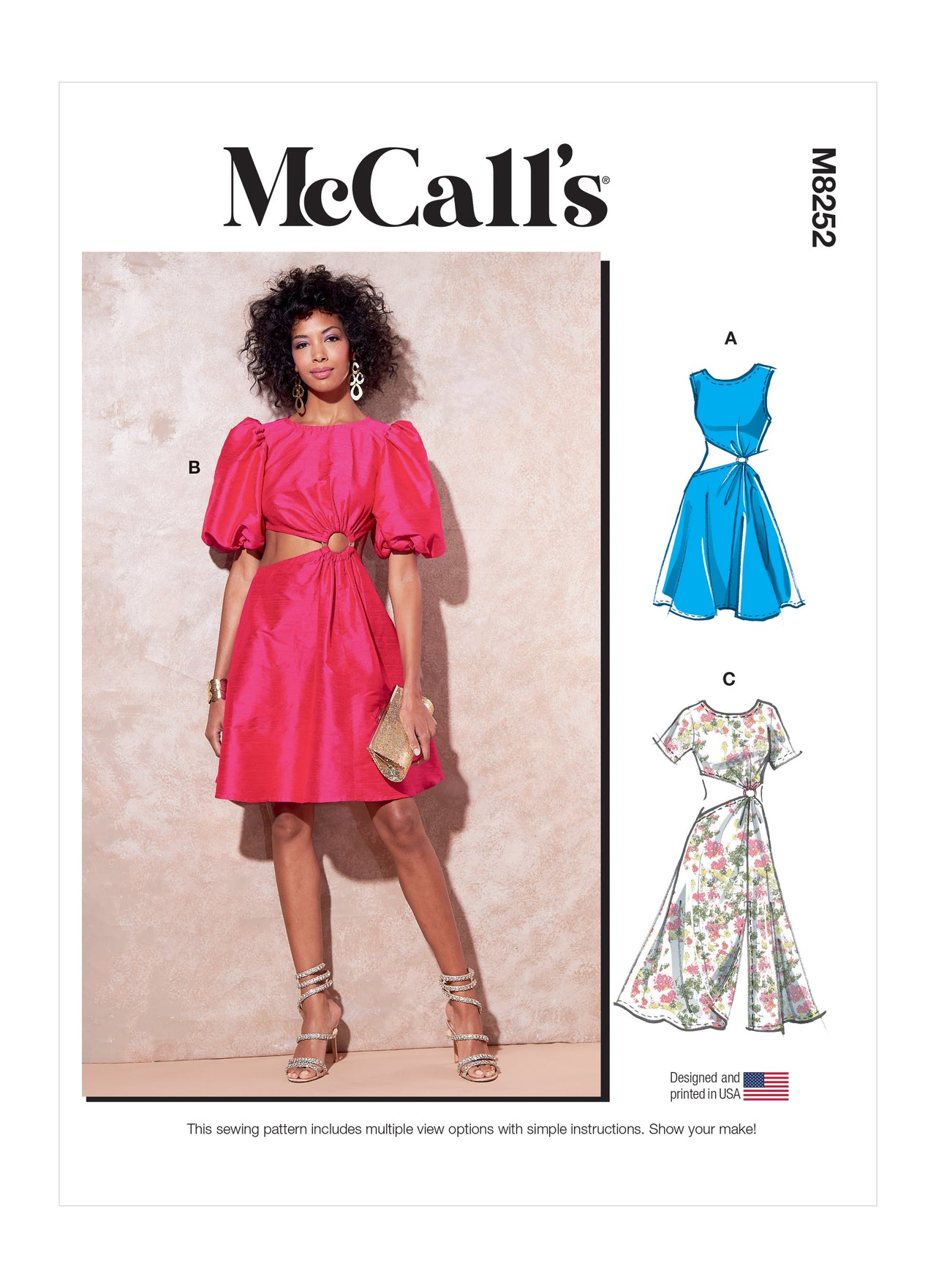 McCall's Misses' Dresses M8252 - Sewing Pattern