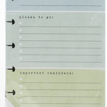 Happy Planner Medium Half Sheet Fill Paper 60/Pkg - Homebody