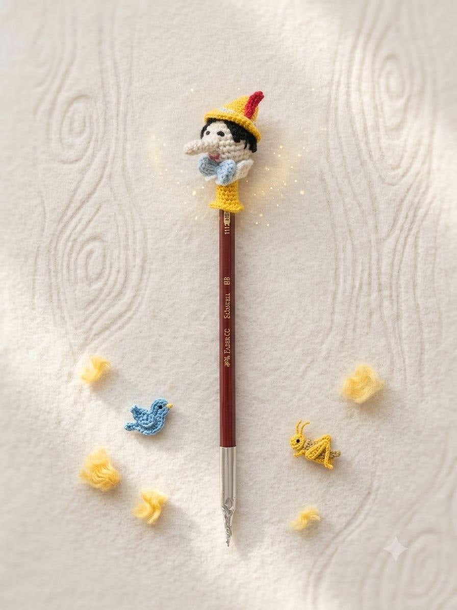 Pinocchio Pencil Topper