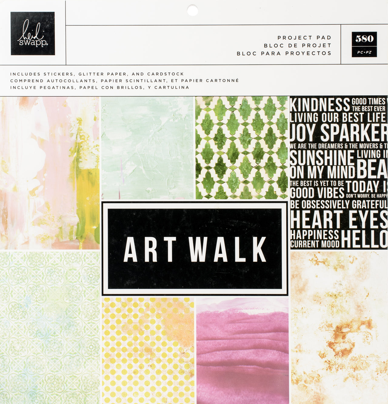 American Crafts Heidi Swapp Art Walk Project Pad 12"X12" - 580 Pieces