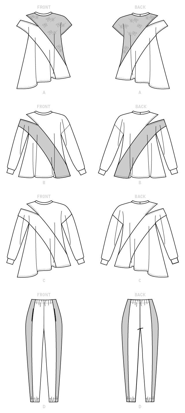 McCall's Misses' Tops and Pants M7873 - Sewing Pattern