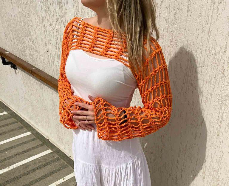 Positano Mesh Shrug