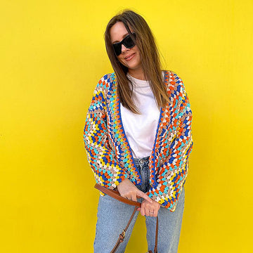 Striped Chevron Cardigan