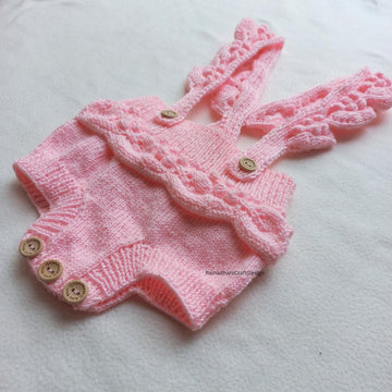 Leaf Lace Baby Romper